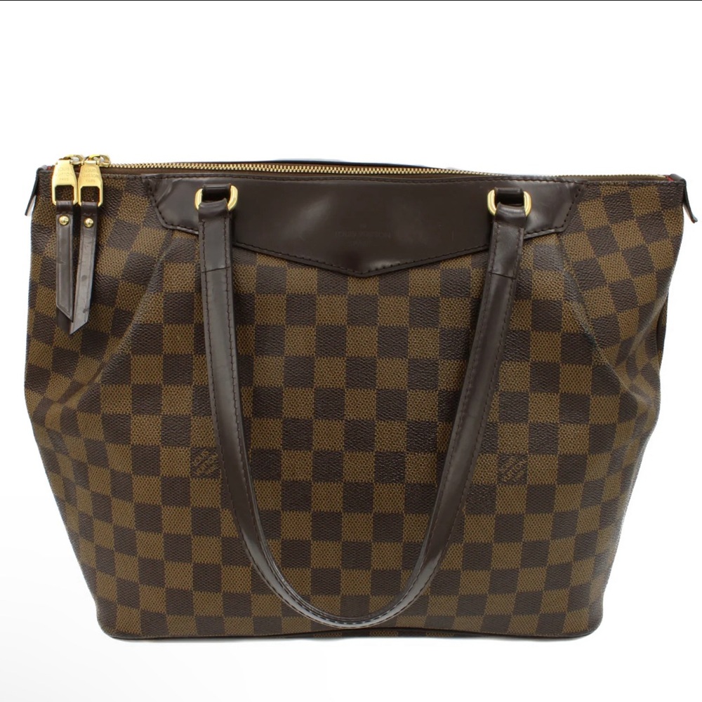 Authentic Preloved 2011 Louis Vuitton Westminster GM Brown Damier Ebene Shoulder